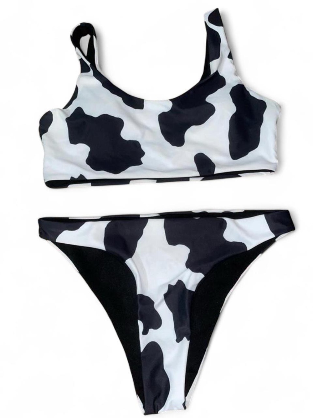 SHEIN Western Cow Print Bikini